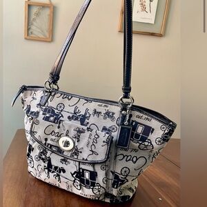 Coach Horse Carriage East West Gallery Tote 2010